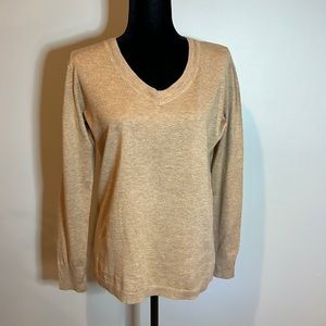 Talbots Tunic Sweater, size L, camel color